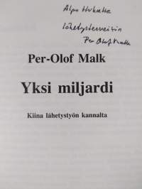 Yksi miljardi : Kiinan lähetystyön kannalta (signeerattu)