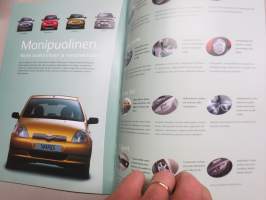 Toyota Yaris 2001 -myyntiesite / sales brochure