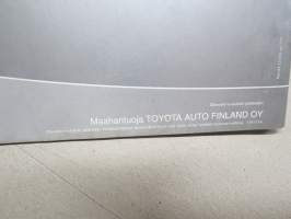 Toyota Yaris 2001 -myyntiesite / sales brochure