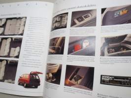 Toyota Previa 1992 -myyntiesite / sales brochure