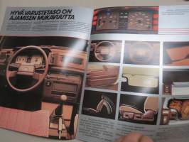 Toyota Carina II 1986 -myyntiesite / sales brochure