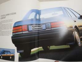 Toyota Carina II 1988 -myyntiesite, ruotsinkielinen / sales brochure