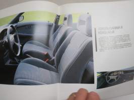Toyota Carina II 1988 -myyntiesite, ruotsinkielinen / sales brochure