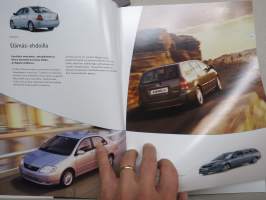 Toyota Corolla 2001 -myyntiesite / sales brochure