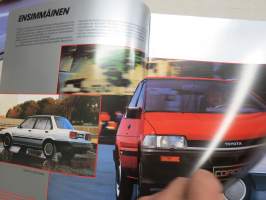Toyota Corolla 12 / 16 Valve 1987 -myyntiesite /sales brochure
