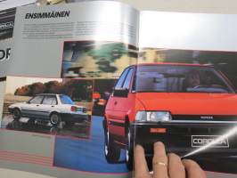 Toyota Corolla 12 / 16 Valve 1986 -myyntiesite /sales brochure