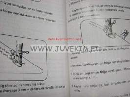 Ompelukone Malli 55 ja 65 Modell 55 och 65 symaskin -käyttöohjekirja suomeksi ja ruotsiksi