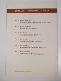 Kirkkohallintokunnan tehtävät