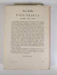 Päiväkirja : vuosilta 1927-1931