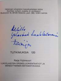 Lukiolaisten opiskeluorientaatiot ja menestyminen matematiikassa (signeerattu)