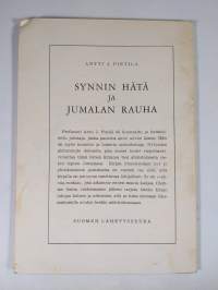 Synnin hätä ja Jumalan rauha