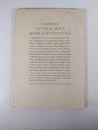 Vanhaa suomalaista hopeasepäntyötä