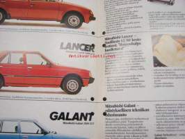 Mitsubishi Colt, Lancer, Galant 1982 -myyntiesite