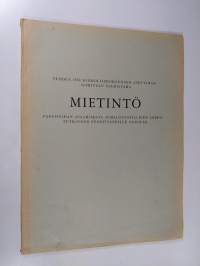 Vuoden 1958 kirkolliskokouksen asettaman komitean valmistama mietintö pappisviran avaamisesta jumaluusopillisen loppututkinnon suorittaneille naisille