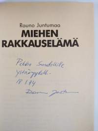 Miehen rakkauselämä (signeerattu)