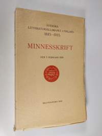 Minnesskrift den 5 februari 1935 : Svenska Litteratursällskapet i Finland 1885-1935