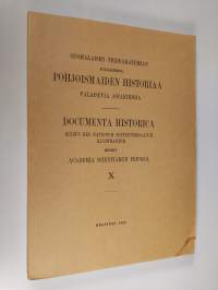 Documenta historica 10 : Glossarium latinitatis medii aevi Finlandicae : Suomalaisen tiedeakatemian julkaisemia pohjoismaiden historiaa valaisevia asiakirjoja = Q...