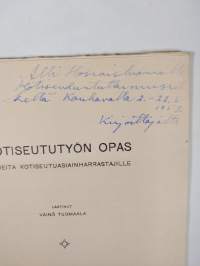 Kotiseututyön opas (tekijän omiste)
