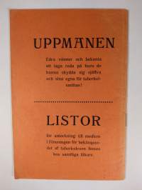 Om vården af lungsotssjuk i hemmet
