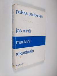 Jos minä maatani rakastaisin