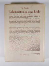 Lähimmäisen ja oma henki : sosiaalipatologisia tutkimuksia Suomen kansasta