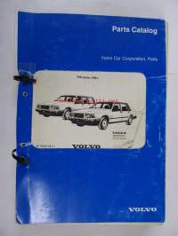 Volvo 740 Series 1991- Parts Catalog -varaosaluettelo englanniksi