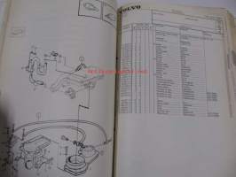 Volvo 740 Series 1991- Parts Catalog -varaosaluettelo englanniksi