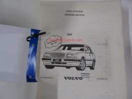 Volvo 850 Series 1982- Parts Catalog -varaosaluettelo englanniksi