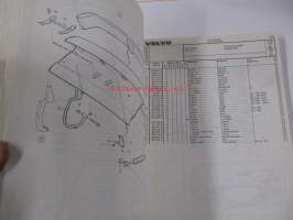 Volvo 850 Series 1982- Parts Catalog -varaosaluettelo englanniksi