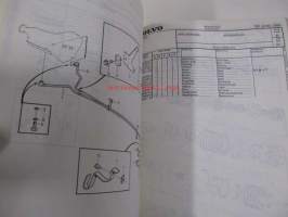 Volvo 760 Series 1988- Parts Catalog -varaosaluettelo englanniksi