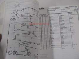 Volvo 760 Series 1988- Parts Catalog -varaosaluettelo englanniksi