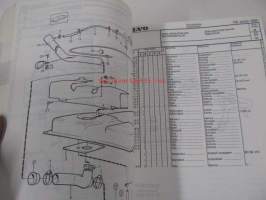 Volvo 760 Series 1988- Parts Catalog -varaosaluettelo englanniksi