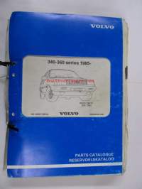 Volvo 340-360 Series 1985- Parts Catalog -varaosaluettelo englanniksi