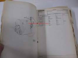 Volvo 740 Series 1988- Parts Catalog -varaosaluettelo englanniksi