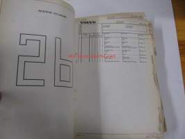 Volvo 740 Series 1988- Parts Catalog -varaosaluettelo englanniksi