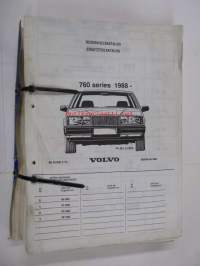 Volvo 760 Series 1988- Parts Catalog -varaosaluettelo englanniksi