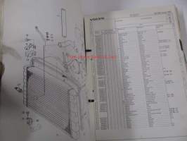 Volvo 340-360 Series 1985- Parts Catalog -varaosaluettelo englanniksi