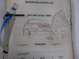 Volvo 340-360 Series 1985- Parts Catalog -varaosaluettelo englanniksi