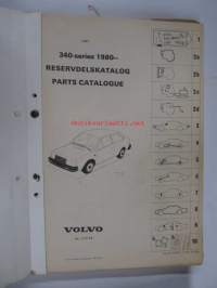 Volvo 340 Series 1980- Parts Catalog -varaosaluettelo englanniksi