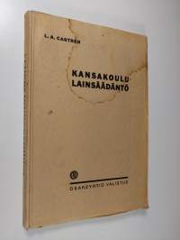 Kansakoululainsäädäntö