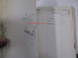Volvo 340-360 Series 1985- Parts Catalog -varaosaluettelo englanniksi