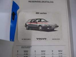 Volvo 480 Series 1991- Parts Catalog -varaosaluettelo englanniksi