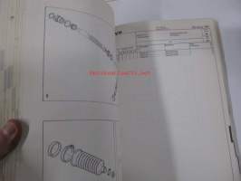 Volvo 480 Series 1991- Parts Catalog -varaosaluettelo englanniksi