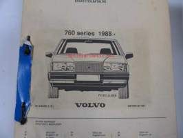 Volvo 760 Series 1988- Parts Catalog -varaosaluettelo englanniksi