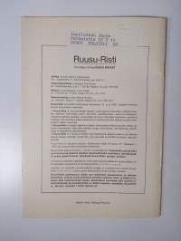 Ruusu-Risti 9-10/1982 : Totuudenetsijäin aikakauskirja