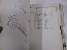 Volvo 340-360 Series 1985- Parts Catalog -varaosaluettelo englanniksi