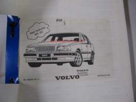 Volvo 850 Series 1993- Parts Catalog -varaosaluettelo englanniksi