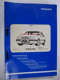 Volvo 850 Series 1991- Parts Catalog -varaosaluettelo englanniksi