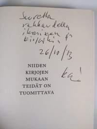 Niiden kirjojen mukaan teidät on tuomittava (tekijän omiste)