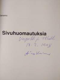 Sivuhuomautuksia (tekijän omiste)